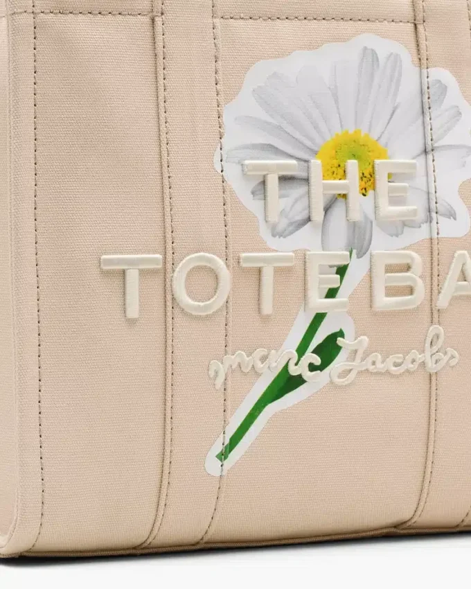 The Daisy Script Tote Bag mediano de lona The Daisy Script Tote Bag mediano de lona