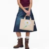 The Daisy Script Tote Bag mediano de lona The Daisy Script Tote Bag mediano de lona