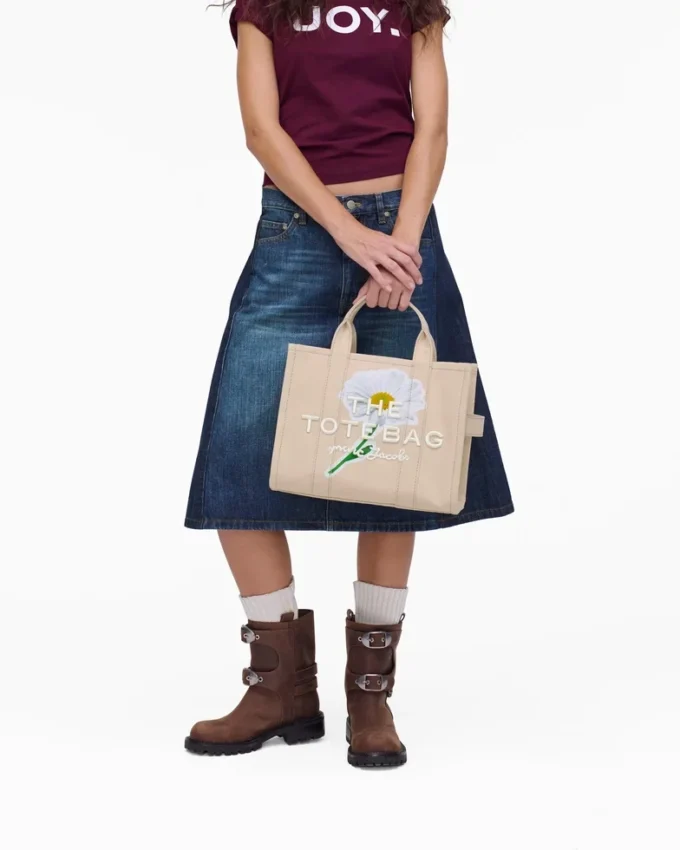 The Daisy Script Tote Bag mediano de lona The Daisy Script Tote Bag mediano de lona