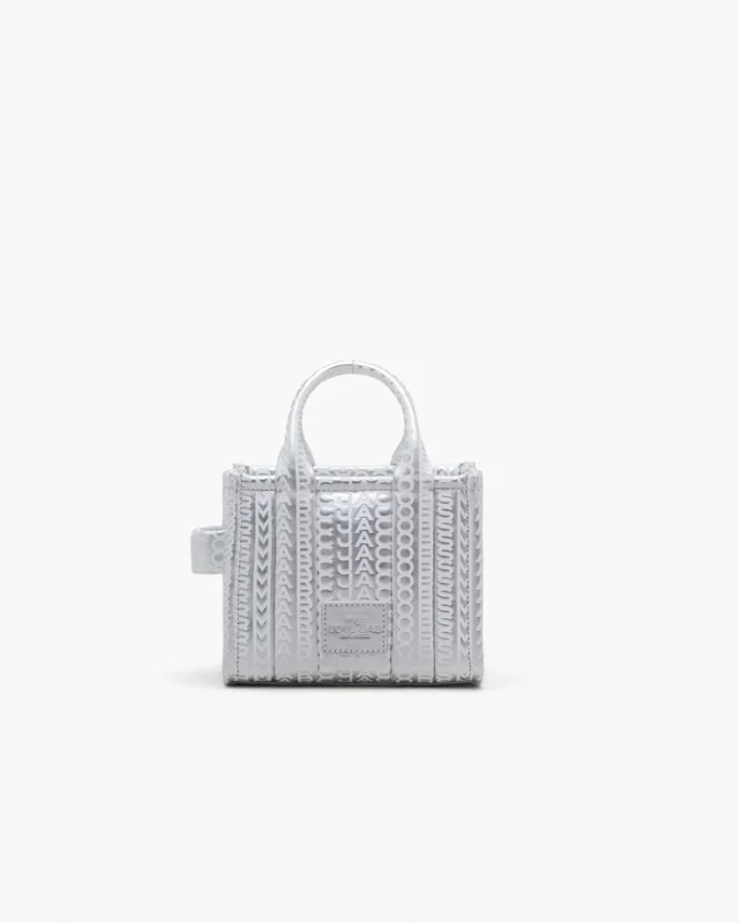 The Monogram Metallic Tote Bag The Monogram Metallic Tote Bag