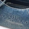 The Sack Bag mini de denim con lazo