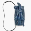 The Sack Bag mini de denim con lazo
