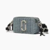 The Snapshot bag of washed denim with Monogram The Snapshot bag of washed denim with Monogram
