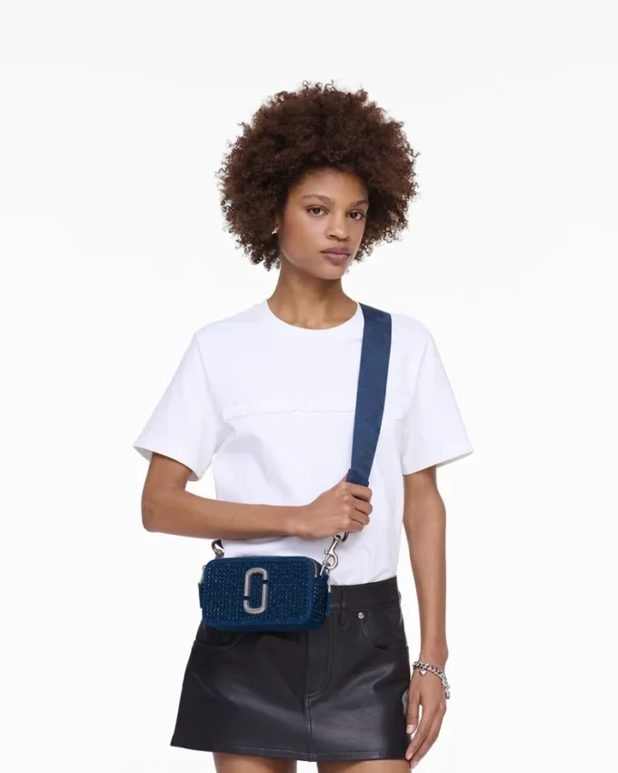 The Snapshot de denim con cristales The Snapshot de denim con cristales