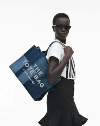 The Tote Bag grande de denim The Tote Bag grande de denim