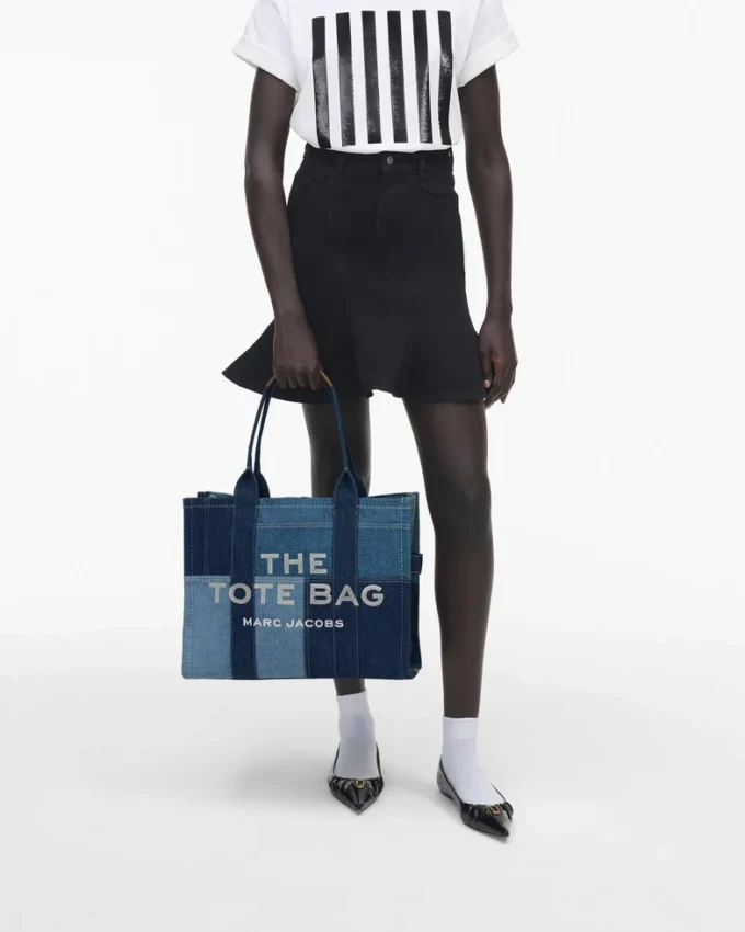 The Tote Bag grande de denim The Tote Bag grande de denim