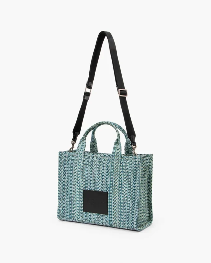 The Tote Bag mediano de denim lavado con Monogram