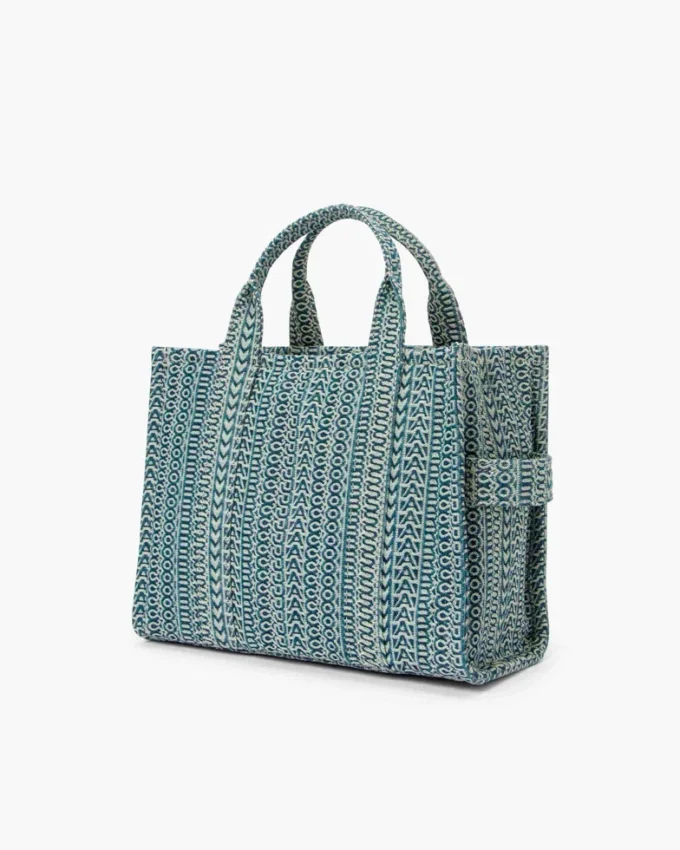 The Tote Bag mediano de denim lavado con Monogram