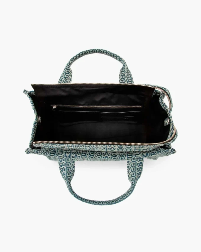 The Tote Bag mediano de denim lavado con Monogram