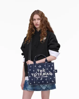 The Tote Bag mediano de lona Bandana