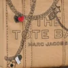 The Tote Bag mediano de lona con charm Trompe L’Oeil