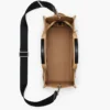 The Tote Bag mediano de lona con charm Trompe L’Oeil
