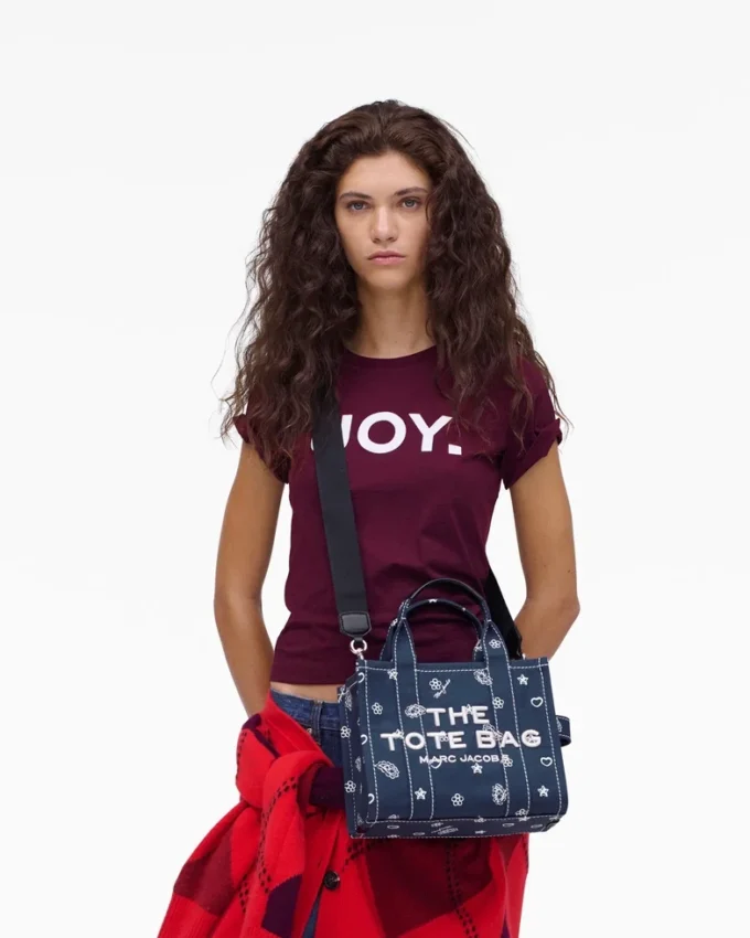 The Tote Bag pequeño de lona Bandana