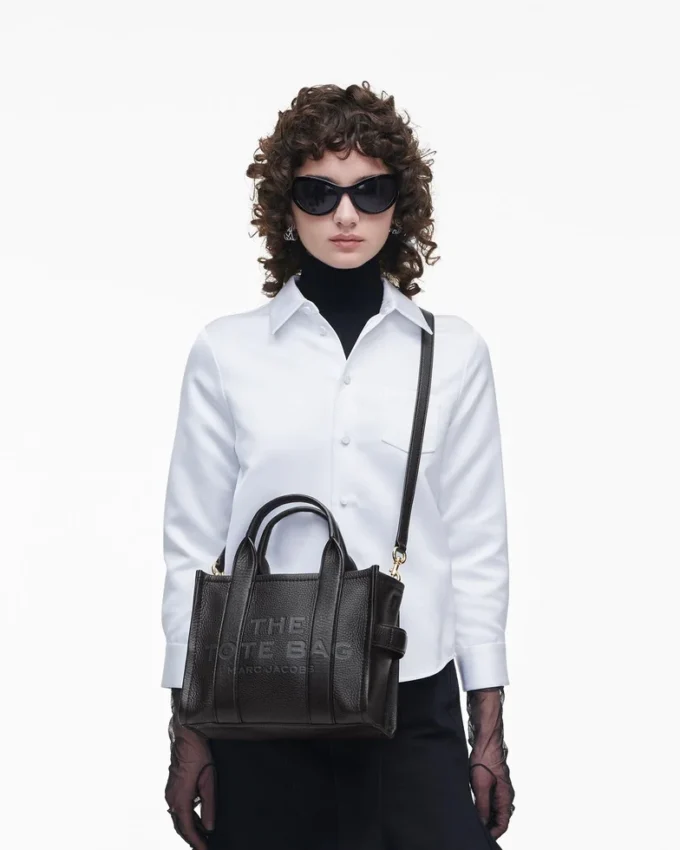 The Tote Bag pequeño de piel