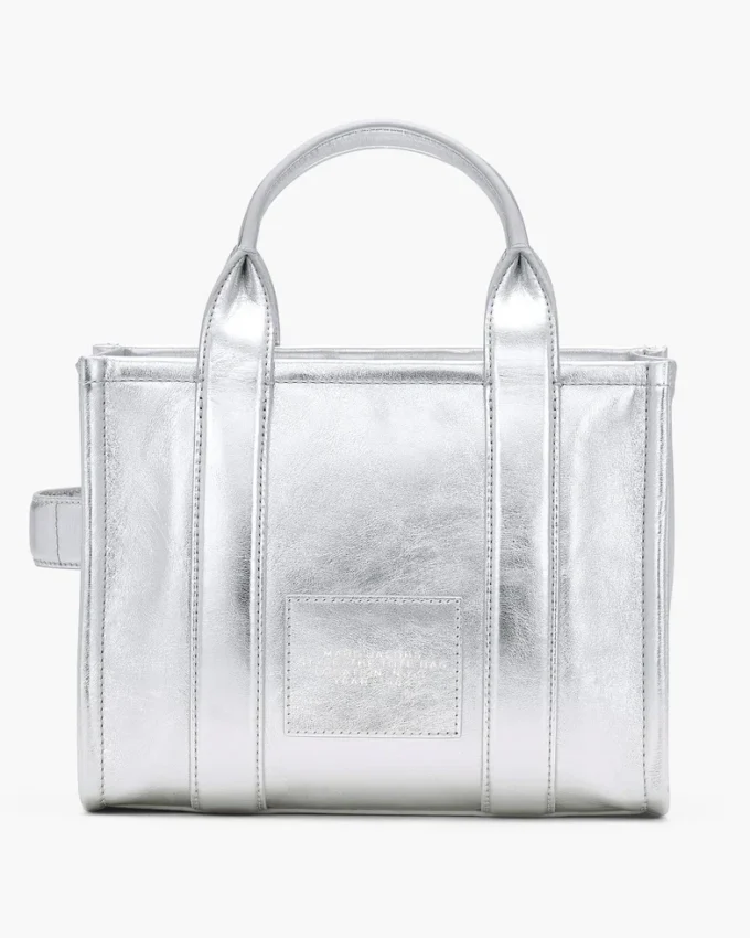 The Tote Bag pequeño de piel metalizada The Tote Bag pequeño de piel metalizada
