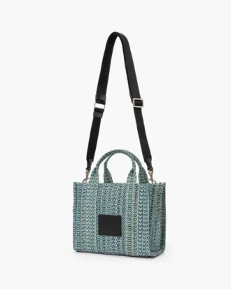 The Tote Bag with Monogram Denim Small The Tote Bag with Monogram Denim Small