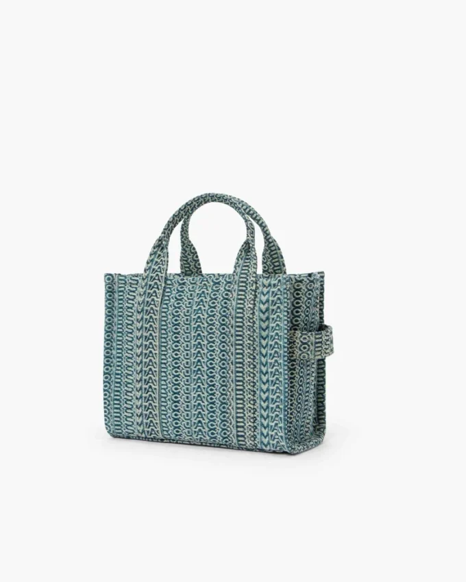 The Tote Bag with Monogram Denim Small The Tote Bag with Monogram Denim Small