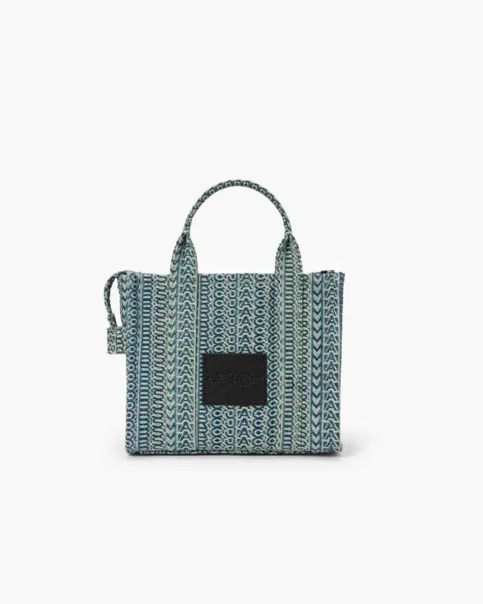 The Tote Bag with Monogram Denim Small The Tote Bag with Monogram Denim Small