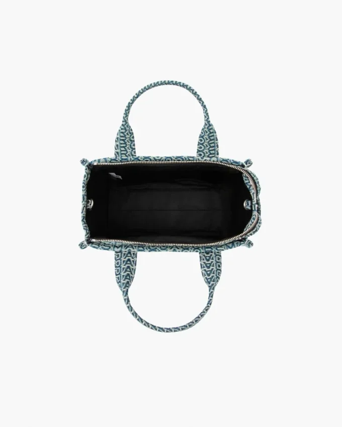 The Tote Bag with Monogram Denim Small The Tote Bag with Monogram Denim Small
