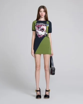 Vestido camiseta retorcido Vestido camiseta retorcido