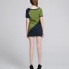 Vestido camiseta retorcido