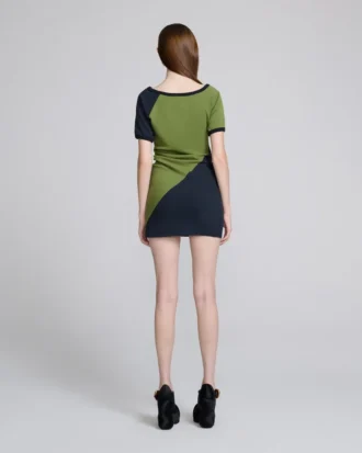 Vestido camiseta retorcido Vestido camiseta retorcido