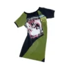 Vestido camiseta retorcido