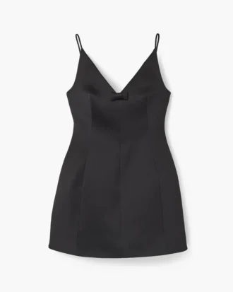 Vestido con lazo de satén