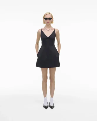 Vestido con lazo de satén