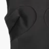 Vestido de satén con costuras Vestido de satén con costuras