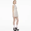 Vestido escultural de tweed