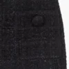 Vestido escultural de tweed