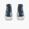Zapatillas altas de denim rasgado y reparado Zapatillas altas de denim rasgado y reparado