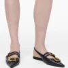 Zapatos de tacón con talón abierto