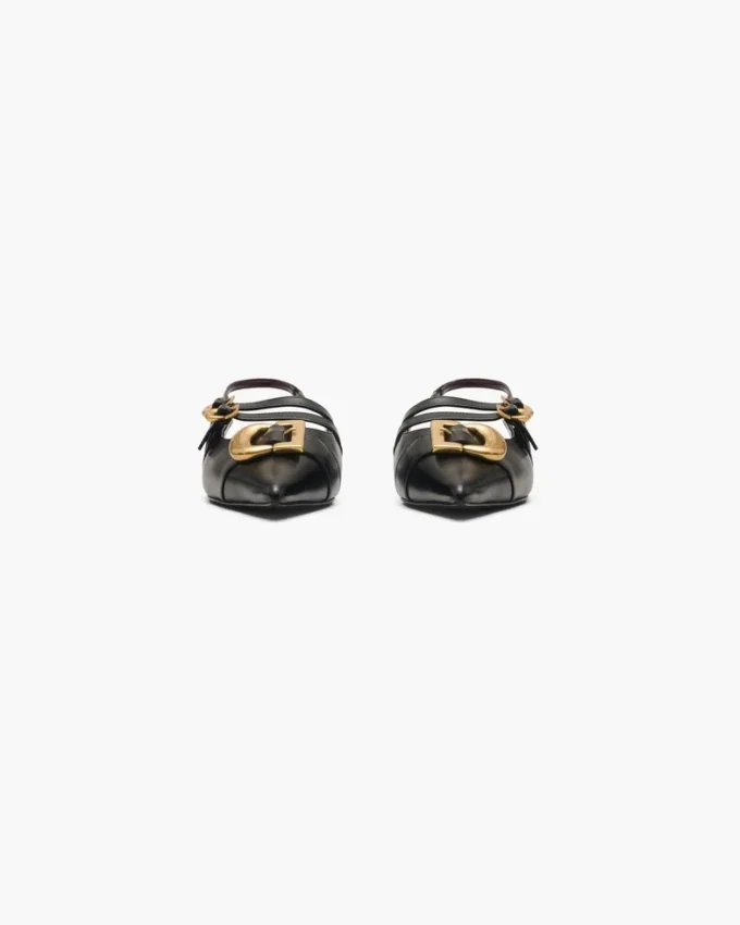 Zapatos de tacón con talón abierto
