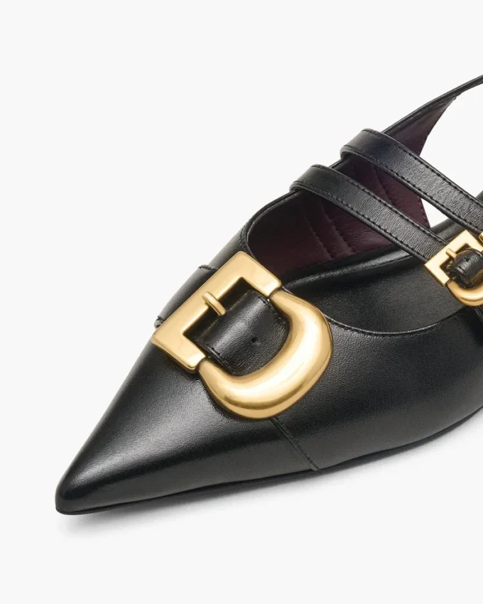 Zapatos de tacón con talón abierto